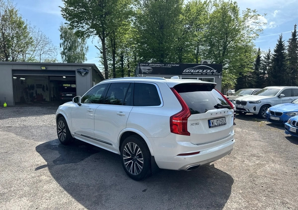 Volvo XC 90 cena 172000 przebieg: 63000, rok produkcji 2020 z Siemiatycze małe 436